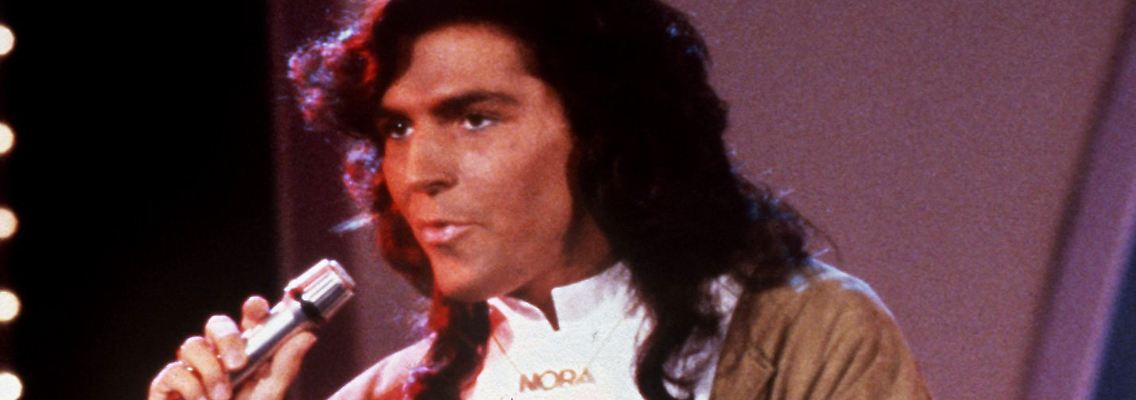 Da war noch alles in Butter: Thomas Anders - mit Nora-Kette.