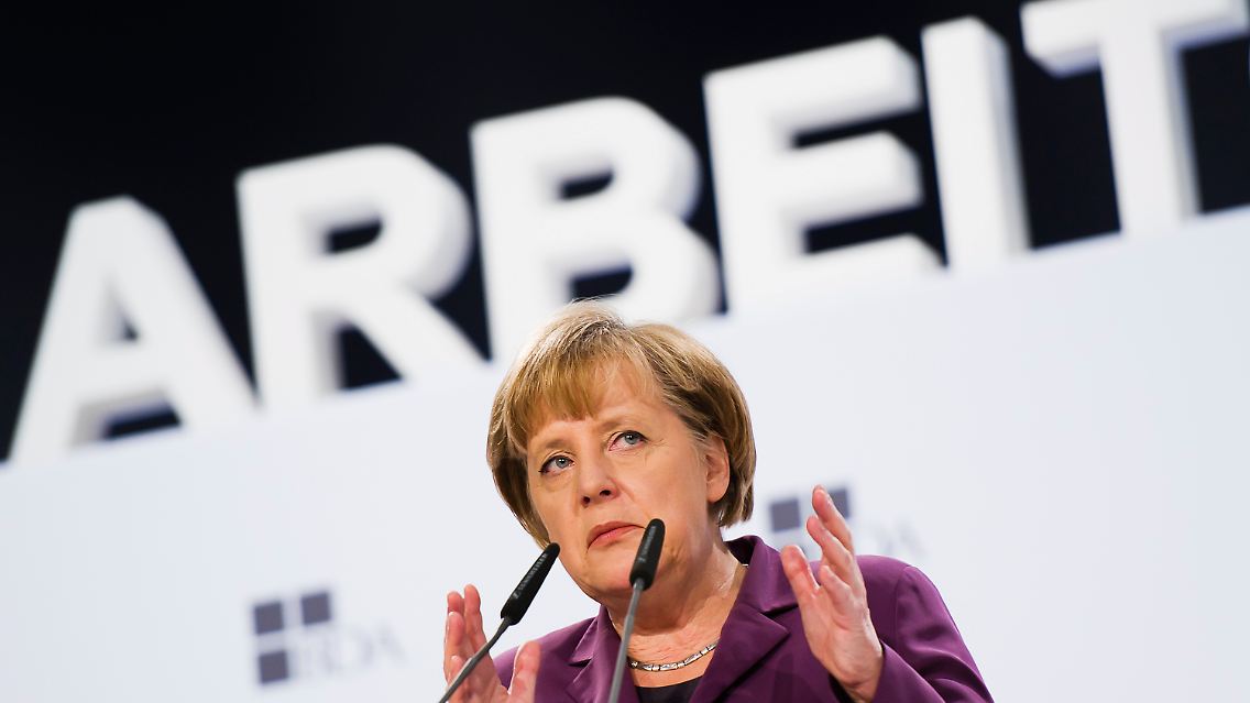 Klare Ansage der Kanzlerin vor den Arbeitgebern.
