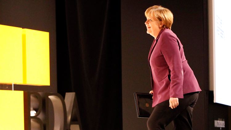 Merkel kann wieder strahlen.