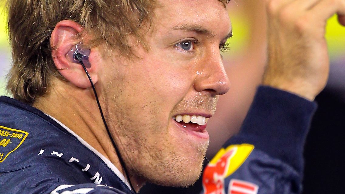 Motorenlärm statt Adventsmusik: Sebastian Vettel.