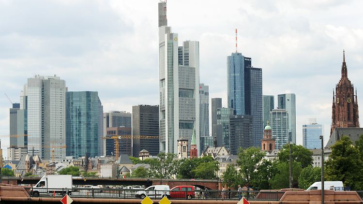 Unsicherheit auch im Frankfurter Bankenviertel.