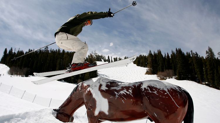 Im Skigebiet Winter Park in Colorado, USA.