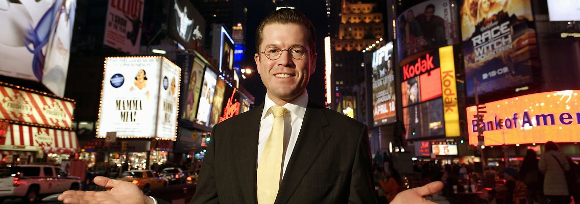 Gibt es irgendwann wieder solche Bilder? Guttenberg als Bundeswirtschaftsminister 2009.