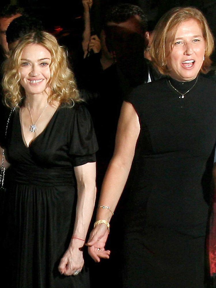 Madonna traf sich zu einem Abendessen mit Zipi Livni. Dabei wurde auch über den Konflikt mit den Palästinensern gesprochen.