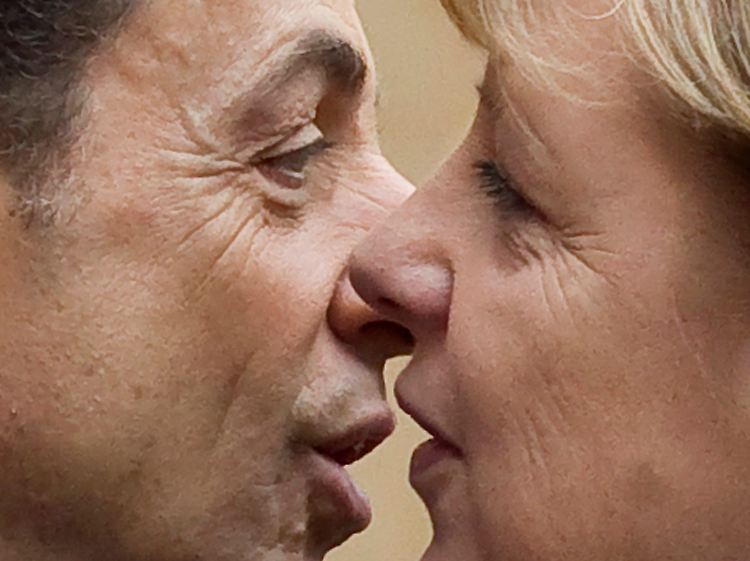 Begegnung zum Mini-Gipfel: Sie wollen den Euro retten - und haben dabei verschiedene Zeiträume vor Augen.