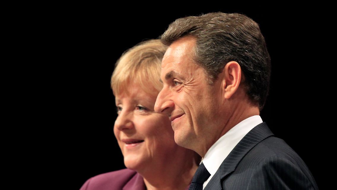 Angela Merkel und Nicolas Sarkozy.