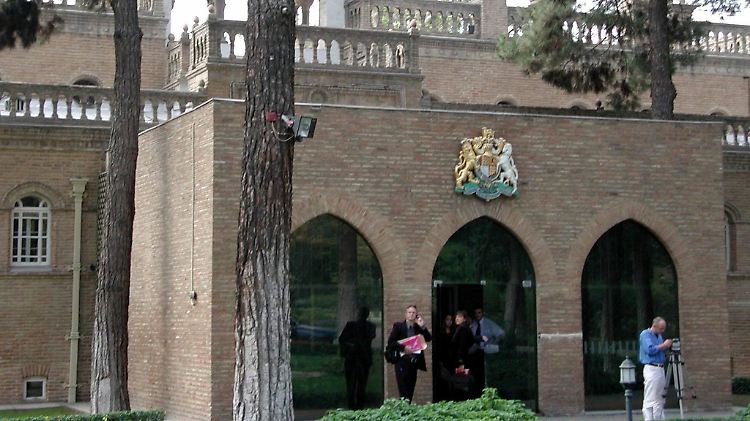 Bald verwaist? Die britische Botschaft in Teheran.