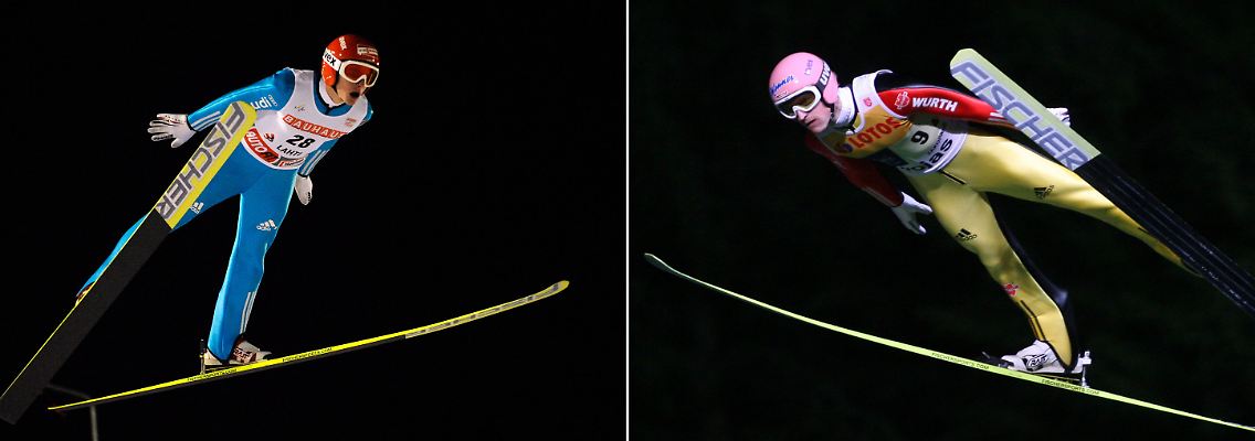 Nicht in Topform in Kuusamo: Das DSV-Duo Richard Freitag und Severin Freund.