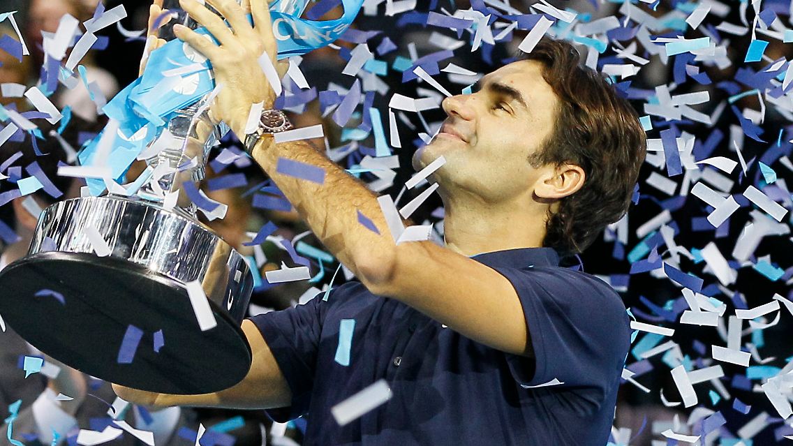 Spät im Jahr gut in Form: Roger Federer.