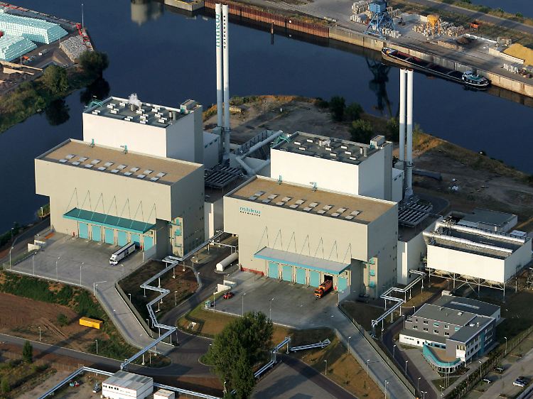Das Kraftwerk Rothensee.