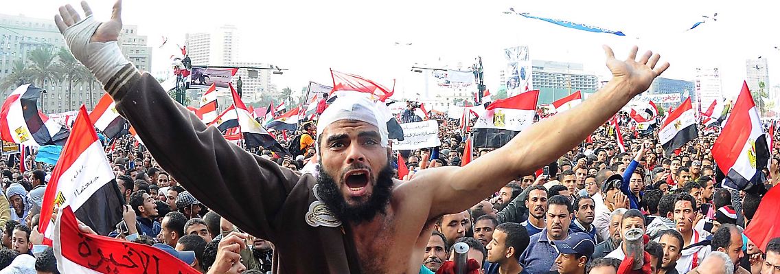 Er hat mit der Ära Mubarak abgeschlossen.