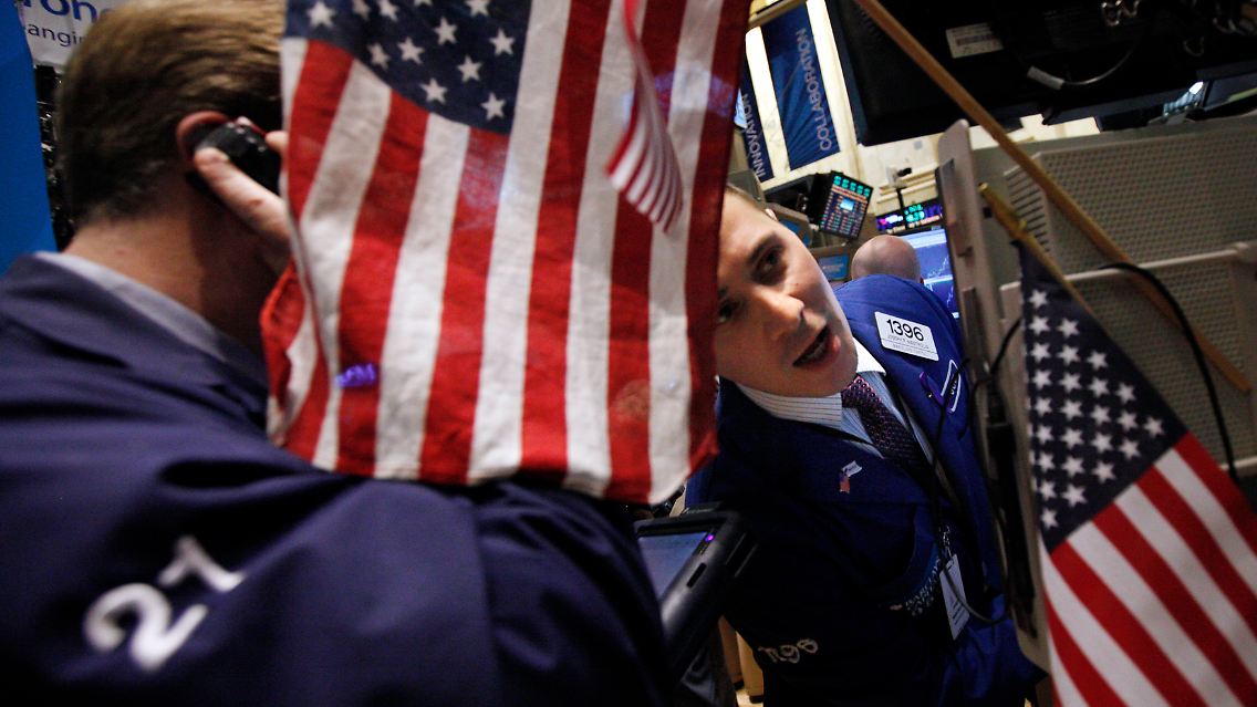 An der Wall Street sorgte der Konjunkturbericht für verhaltenen Optimismus.
