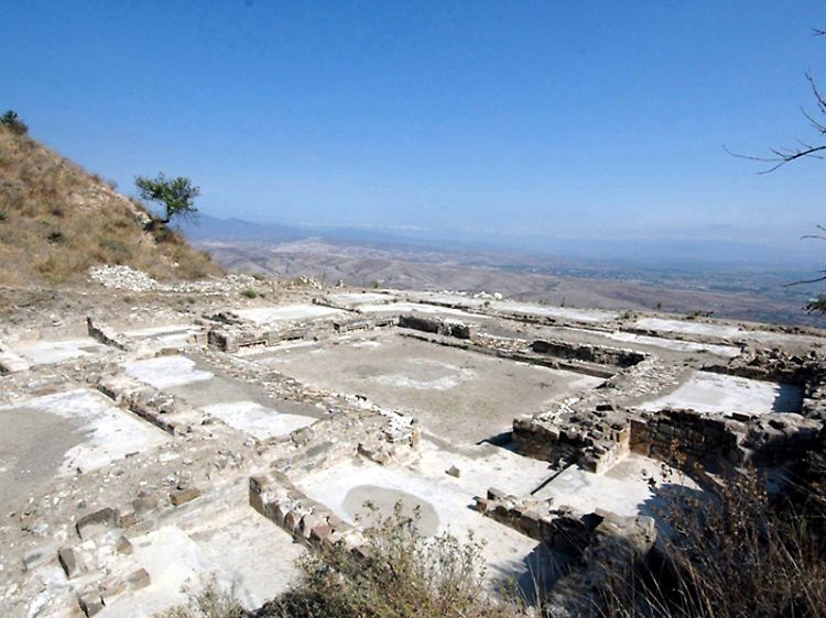 Monte Albán (spanisch für "weißer Berg") war die Hauptstadt der Zapoteken.