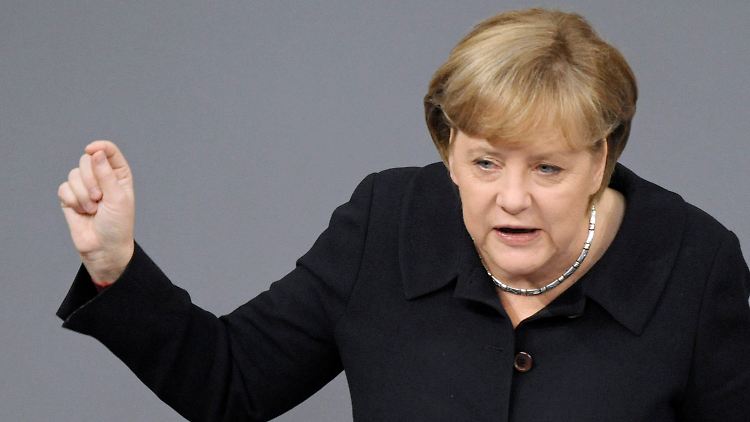 Die Kanzlerin erklärte, ...