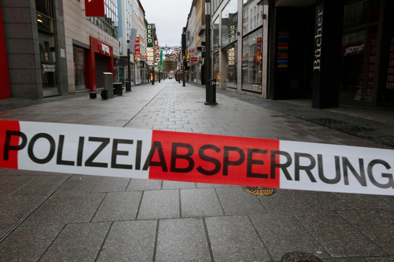Koblenz am Sonntag, den 4. Dezember: Das Zentrum gleicht einer Geisterstadt.