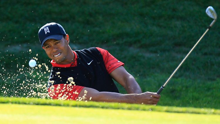 Tiger Woods fing seinen Landsmann Zach Johnson auf der Schlussrunde noch ab.