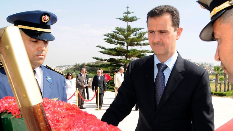 Assad sieht sich als Freund des Volkes.