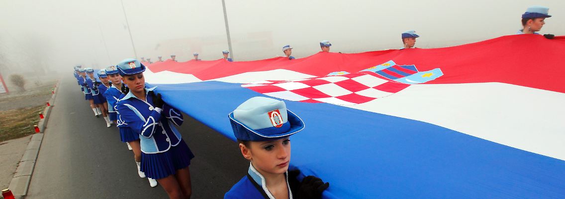 "Herzlich willkommen in der europäischen Familie."