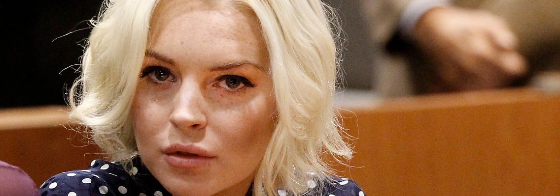 Die Kopie: Lindsay Lohan am 2. November vor einem Gericht in Los Angeles,