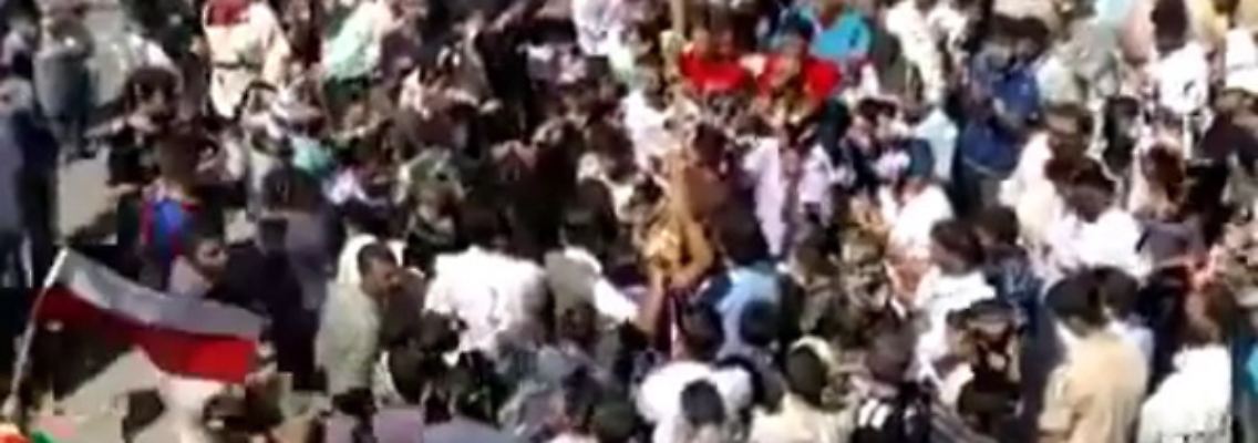 Videobild aus Homs. Die zentralsyrische Provinz gilt als Hochburg des Protests.