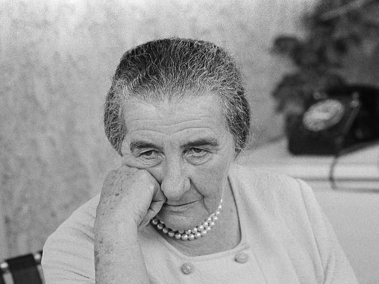 Stand zwischen 1969 und 1974 an der Spitze der israelischen Regierung: Golda Meir.