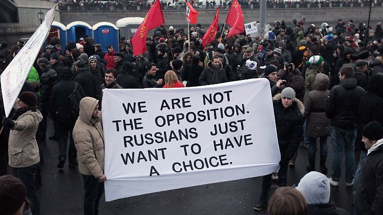 "Wir sind nicht die Opposition. Die Russen wollen nur das Recht haben, zu wählen."