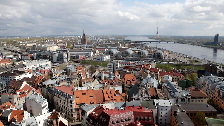 Riga, Metropole des Baltikums: Blick über die Altstadt.