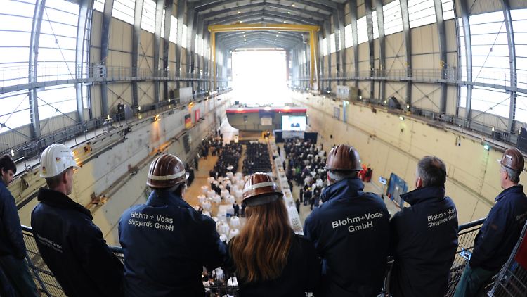 Die Zukunft sieht für ThyssenKrupp im militärischen Schiffbau.