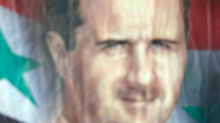Assad (hier auf einem der allgegenwärtigen Plakate) geht unerbittlich gegen Regimegegner vor.