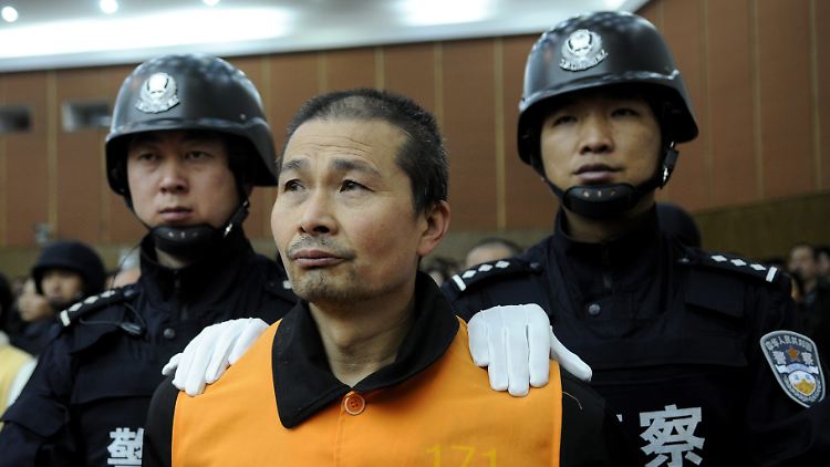 Ein zur Todesstrafe verurteilter Chinese.