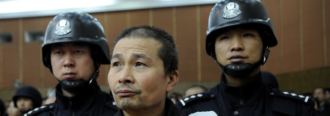Ein zur Todesstrafe verurteilter Chinese.