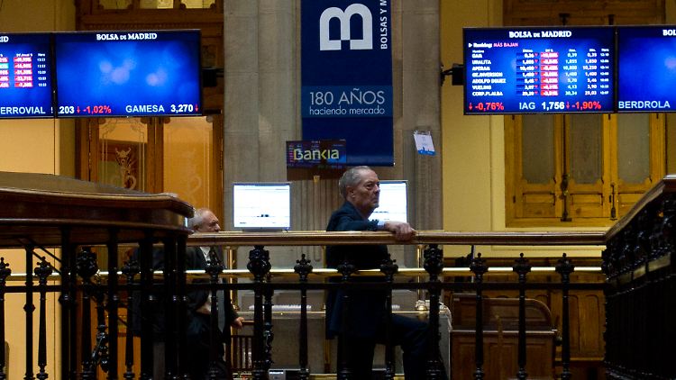 Aktienhandel in Madrid: Neue Noten tragen nicht zur Beruhigung der Lage bei.