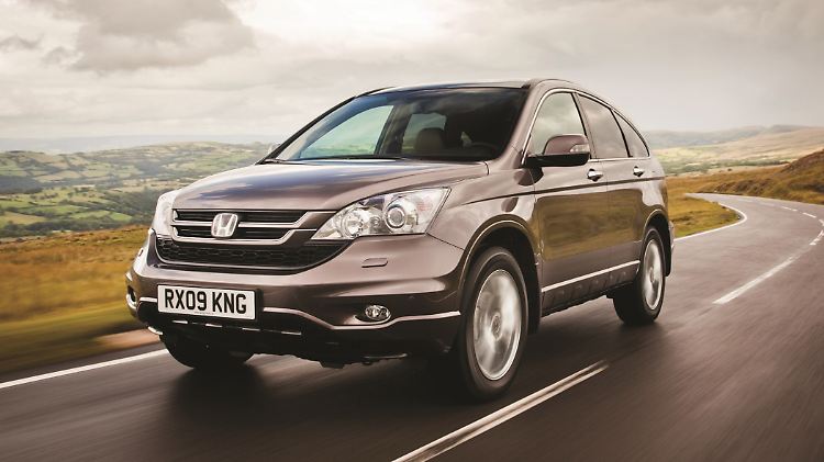 Seit dem Facelift etwas kantiger: der Honda CRV.