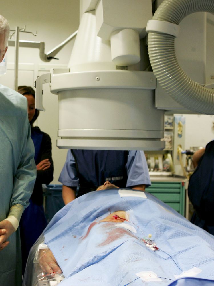 Eine Strahlentherapie hilft auch bei der Behandlung von Lebertumoren.