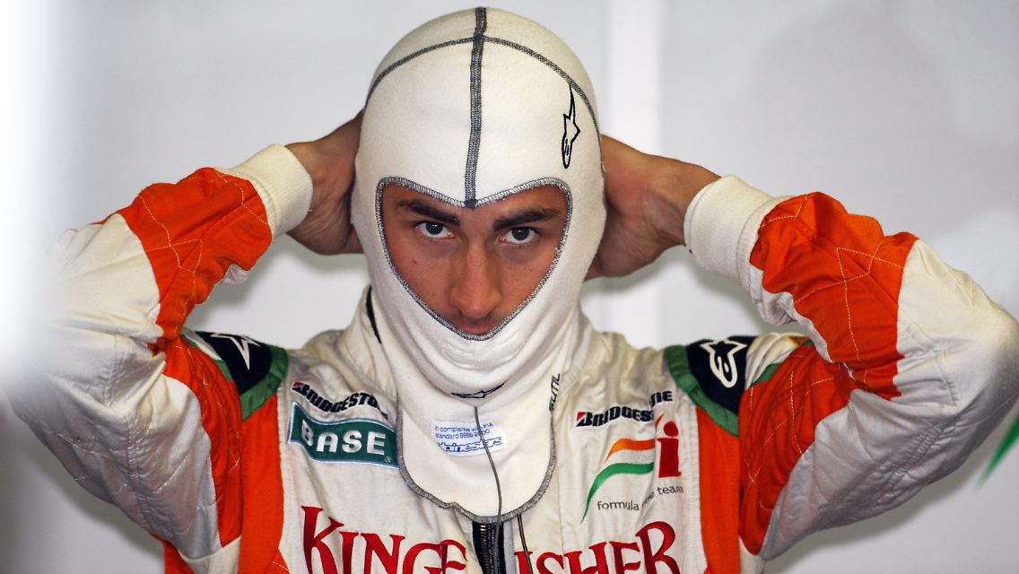 Im Training ganz vorne: Adrian Sutil.
