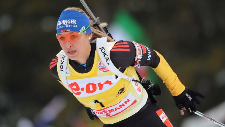 Ausnahmsweise nicht ganz oben: Magdalena Neuner.