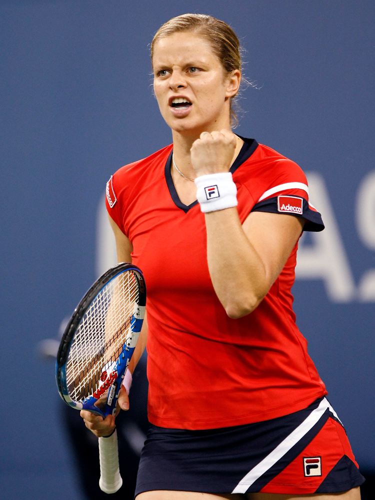Kim Clijsters ging als Gewinnerin vom Platz.