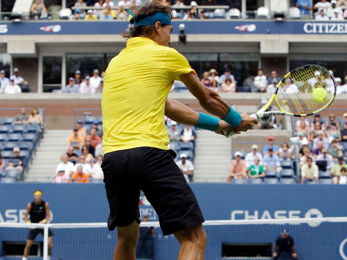 Gegen del Potro fand Nadal nie ins Spiel und konnte meist nur reagieren.