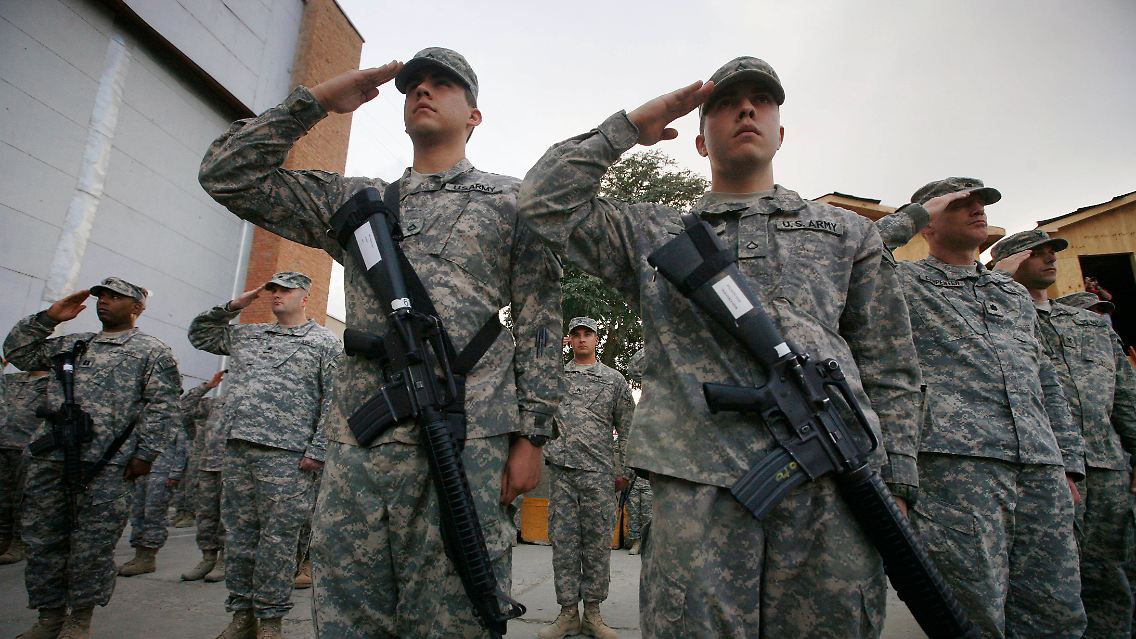 US-Soldaten im Stützpunkt Bagram, nördlich von Kabul.