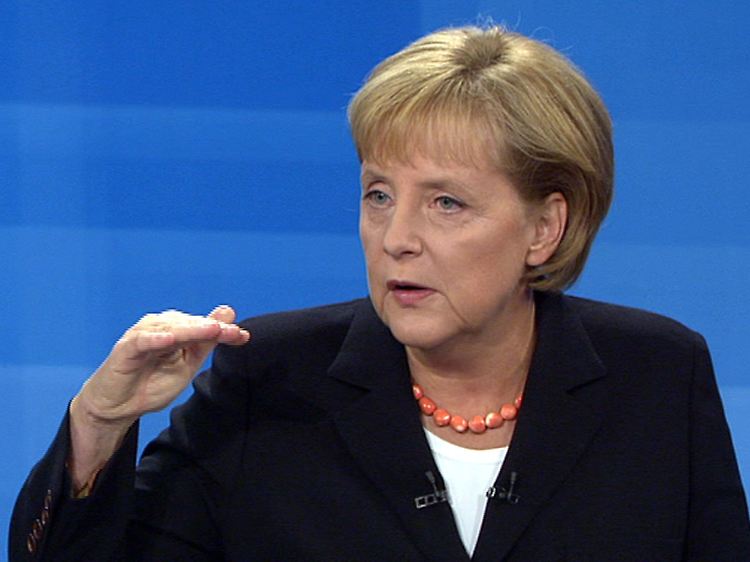Wenig Angriffsfläche bot die Kanzlerin, die Schwarz-Gelb anstrebt.