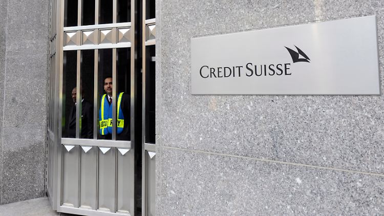 Die Nervosität scheint auch bei der Crédit Suisse hoch zu sein. 