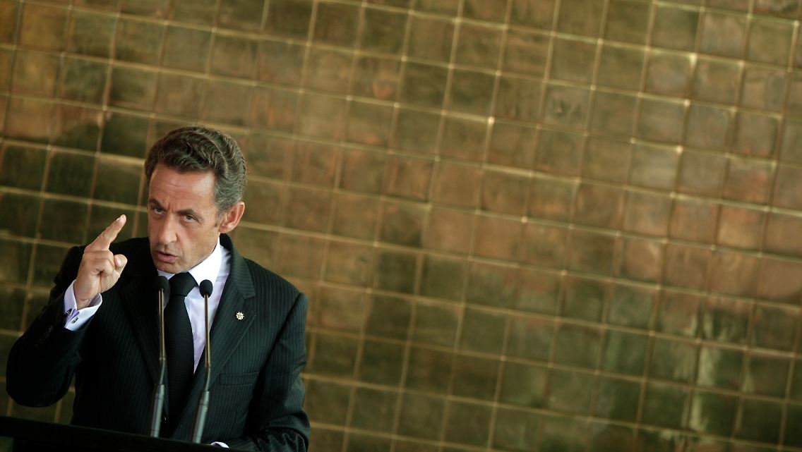 Resolut wie immer: Sarkozy ist fest entschlossen, seinen politischen Willen durchzusetzen.