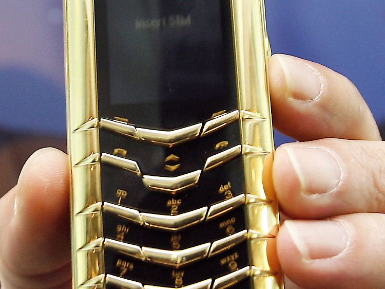 Objekt der Begierde - Luxus-Handy Vertu.