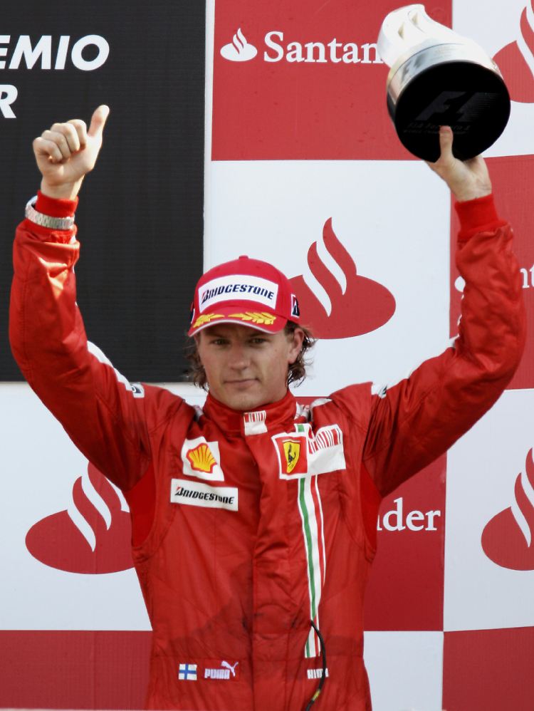 Nur Kimi Räikkönen ließ die Ferraristi lächeln.