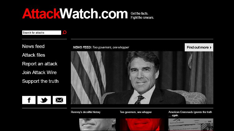 Mit dieser Webseite will Obama die Angriffe der Republikaner parieren.