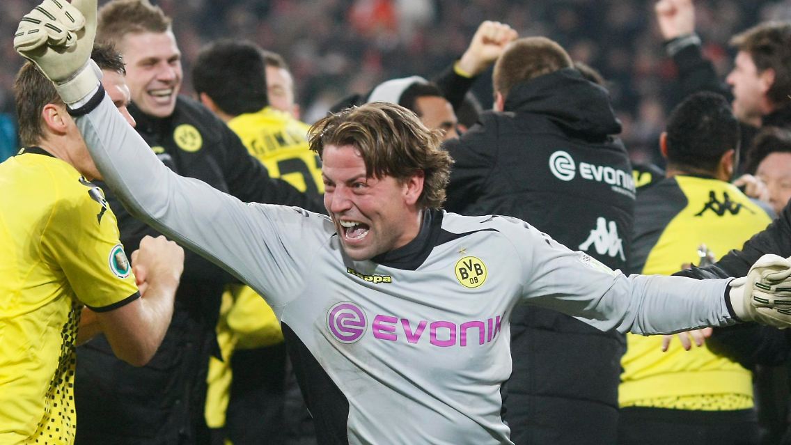 Emotionaler Ausnahmezustand: Roman Weidenfeller, Torhüter der Borussia aus Dortmund.