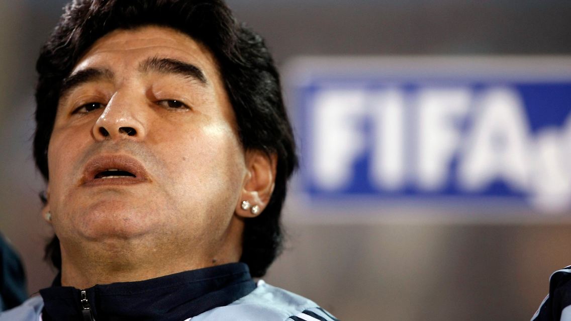 "Der Bärtige hat mich schon oft gerettet": Diego Maradona.