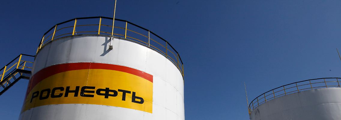 Ölkonzern in staatlicher Hand: Rosneft-Tanks am Standort Swetlograd.