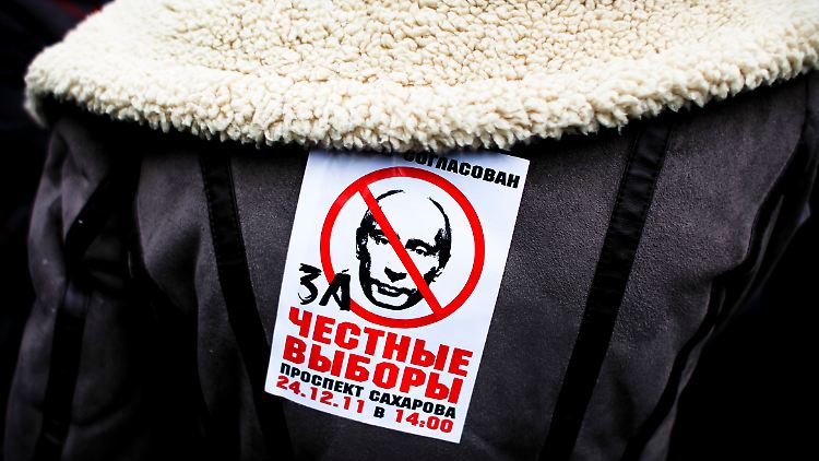 Putin soll verschwinden.