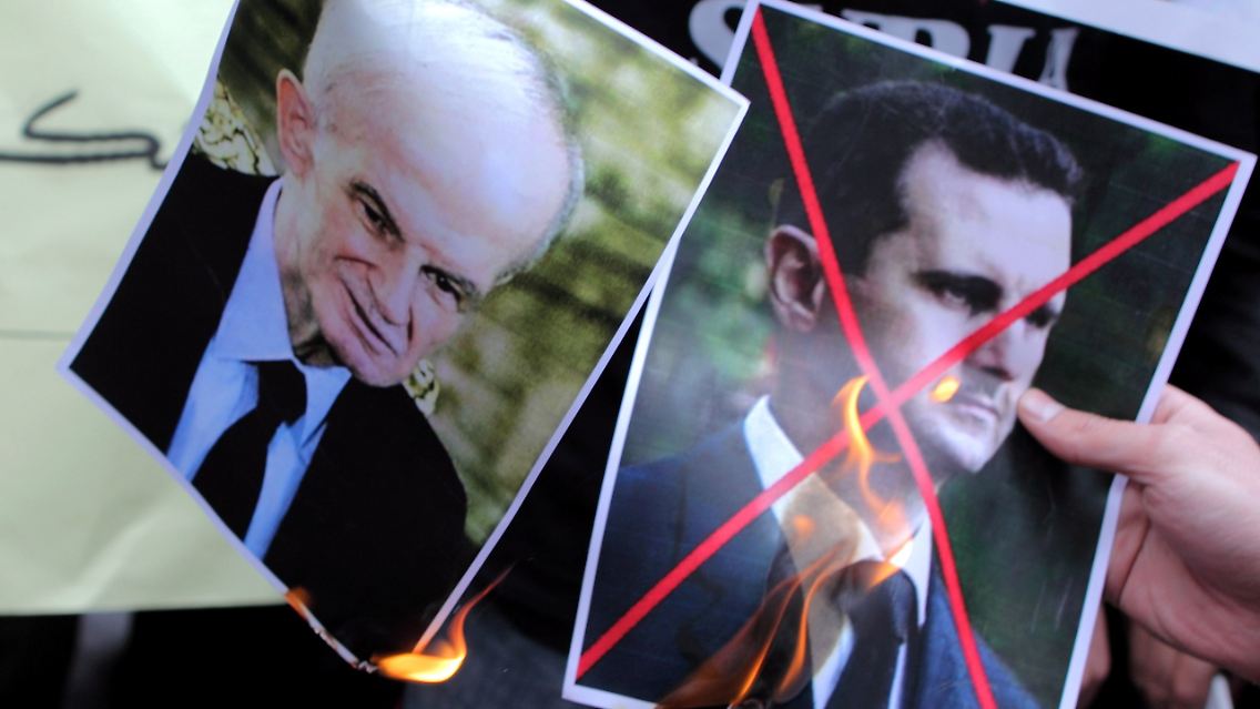 Viele Syrer wollen den Assad-Clan weghaben.